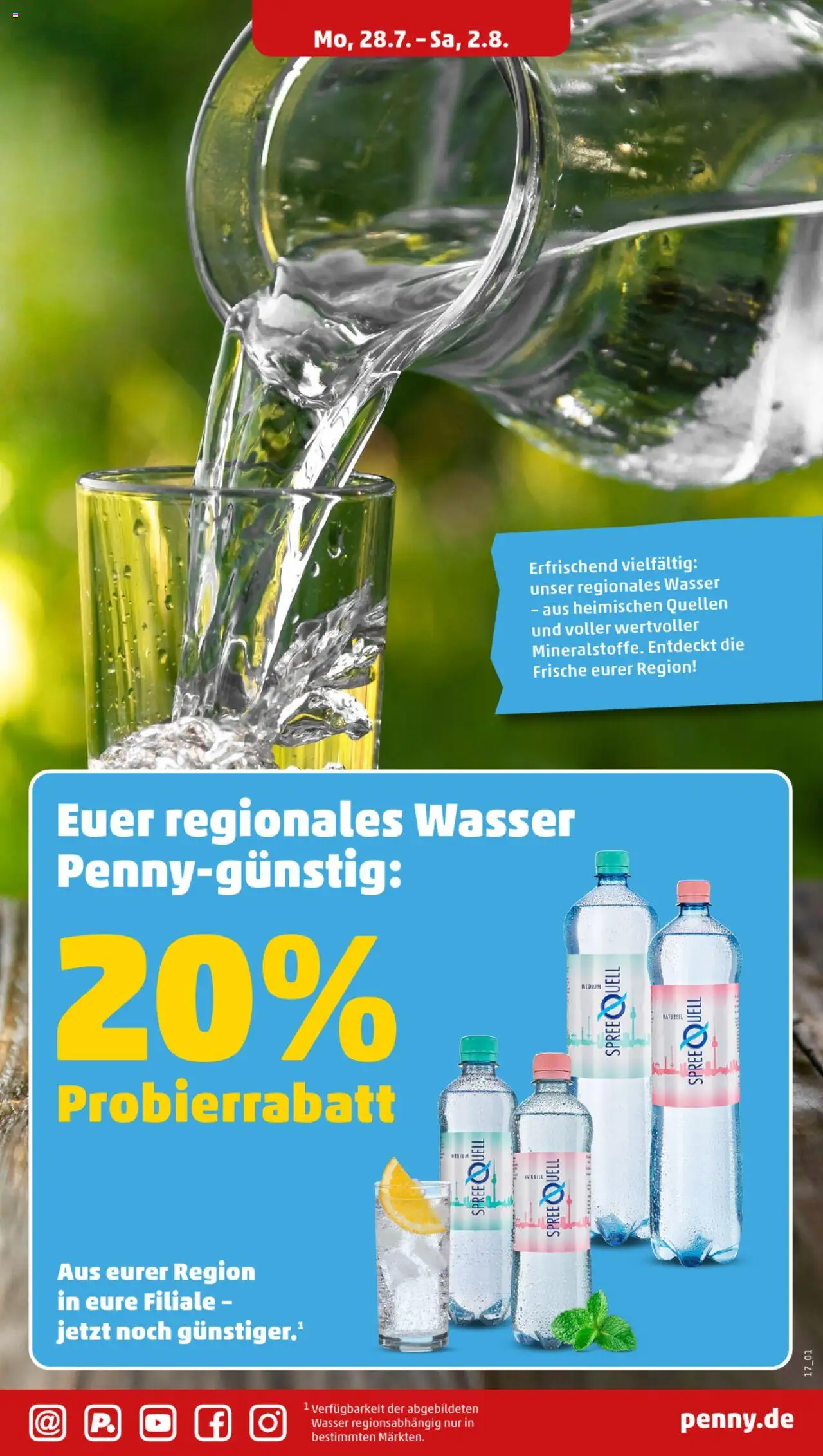 Penny Prospekt 	 - gültig ab dem 28.07.2025 | Seite: 17 | Produkte: Wasser