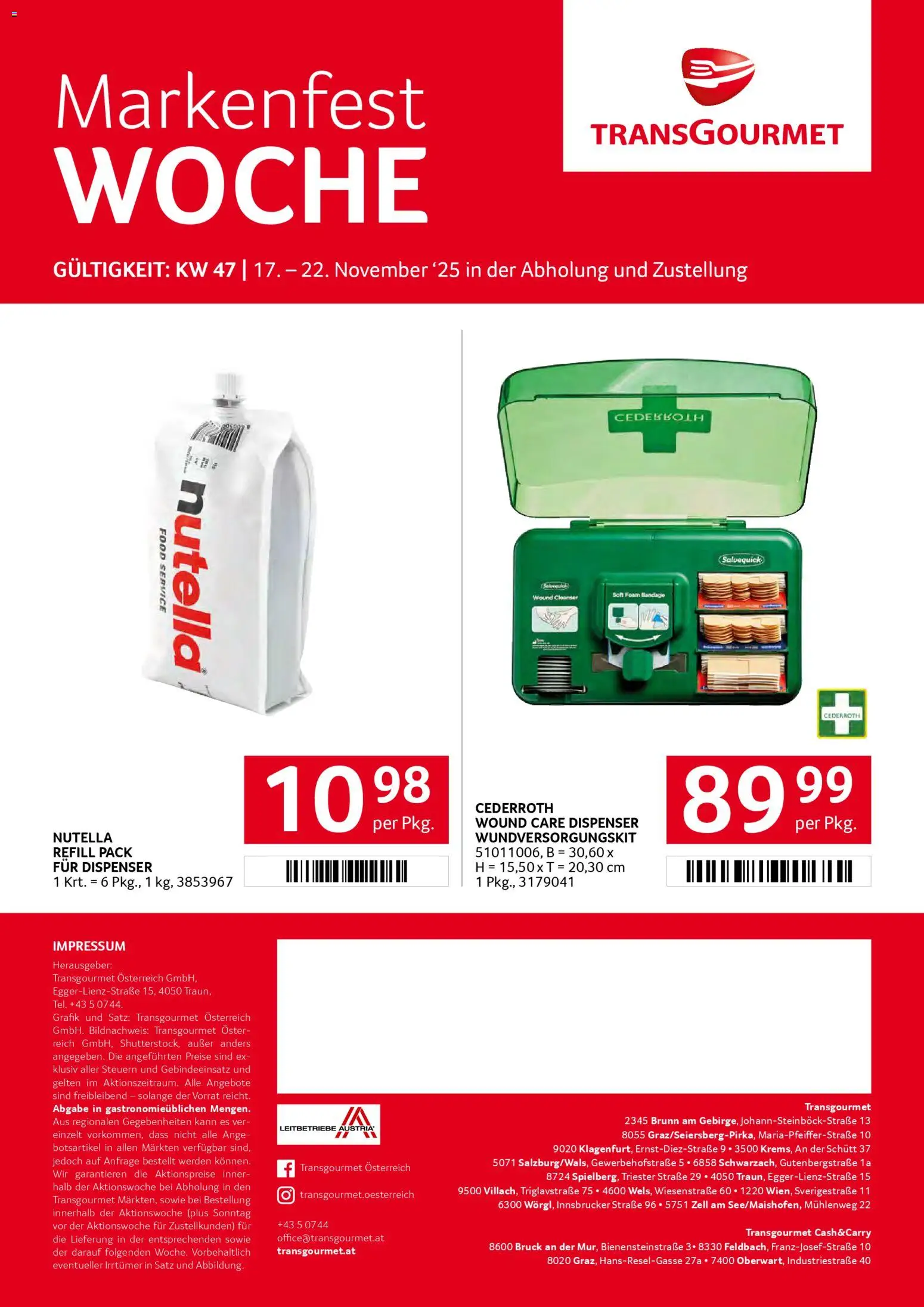 Transgourmet Markenfestwoche gültig ab 17.11.2025 | Seite: 20