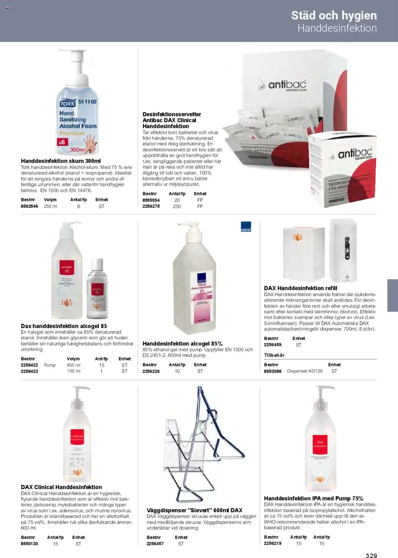 Office Depot reklamblad aktuell från 01.02.2025 | Sida: 331 | Produkter: Handdesinfektion, Tvål, Pump, Kontakt