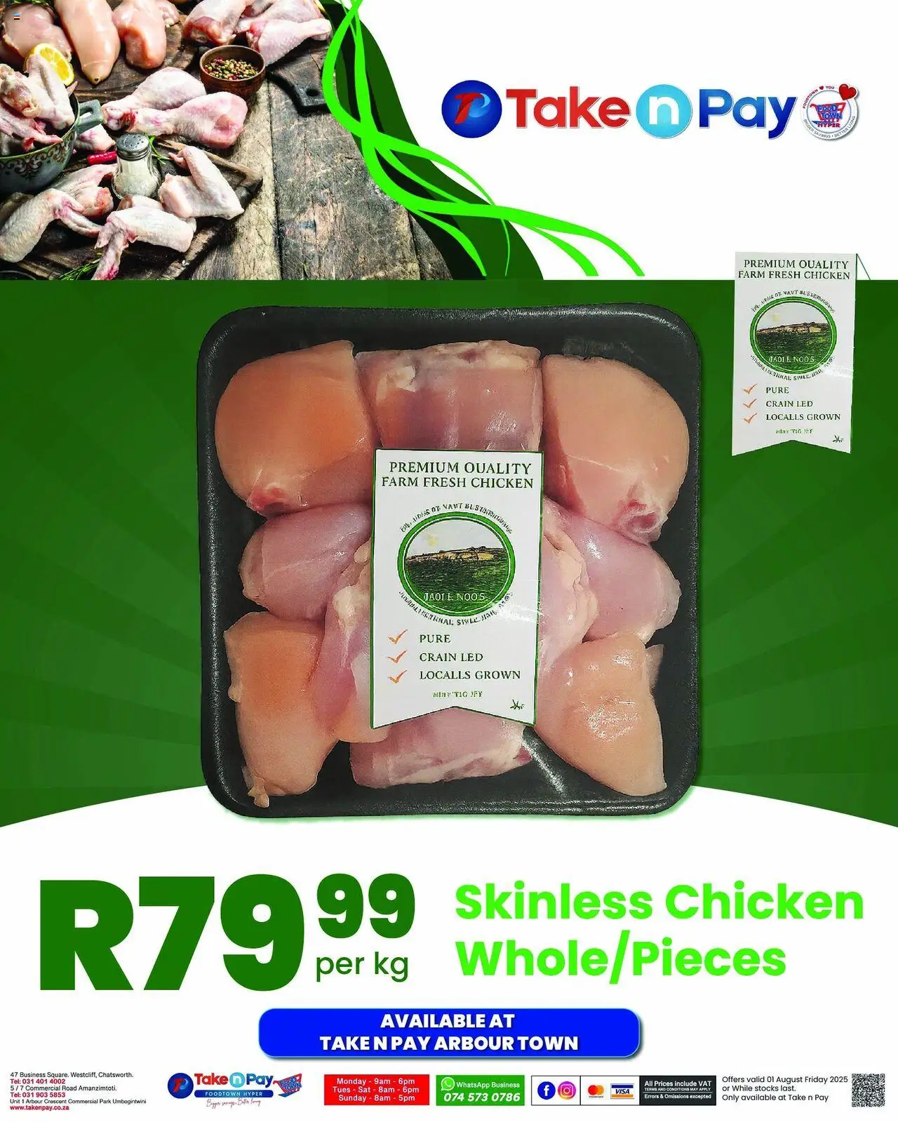 Take n Pay Friday Specials │ valid from 01.08.2025 | Page: 8 | Products: Chicken