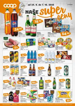 Náhled letáku Coop leták - Super cena od 24.09.2025