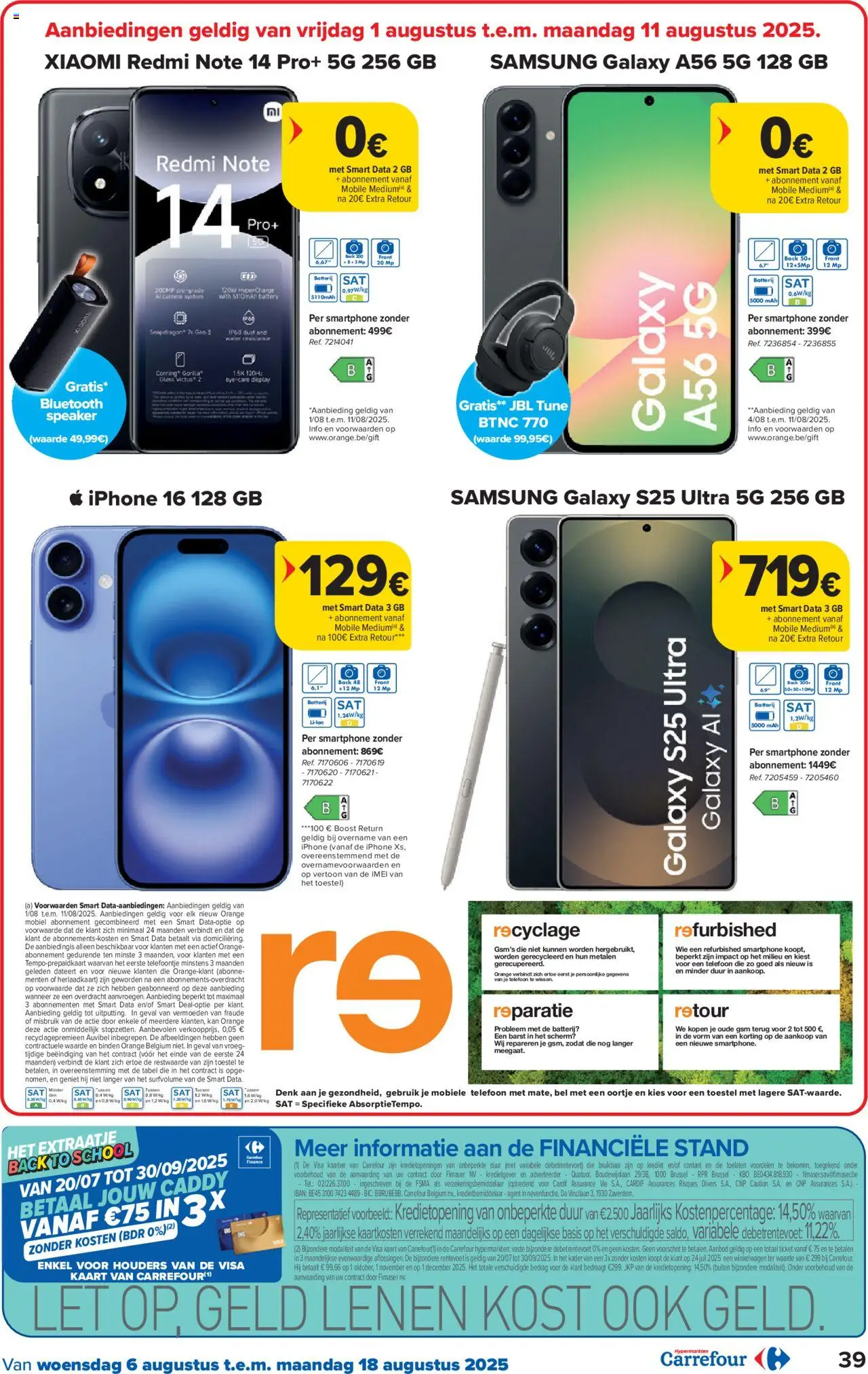  | Pagina: 39 | Producten: Telefoon, Boost, Batterij, Scherm