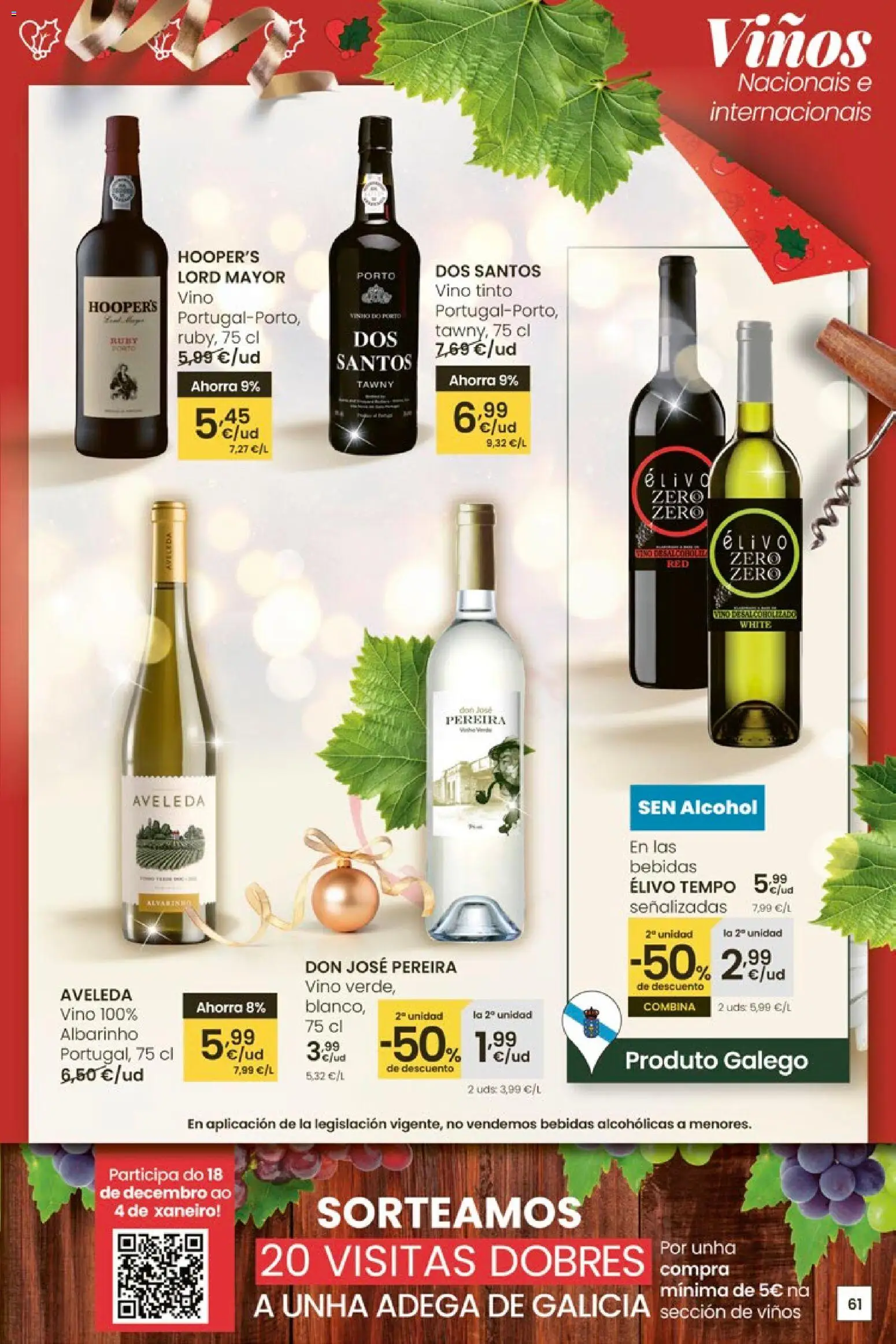 Eroski - Nadal  │ válido desde el 18.12.2025 | Página: 61 | Productos: Vino