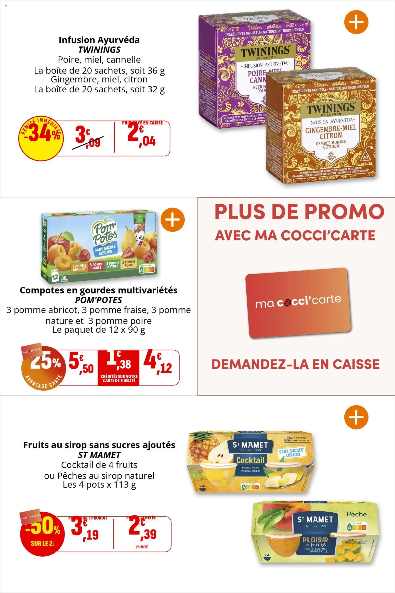 {H1} | Page: 18 | Produits: Citron, Fraise, Pêche, Cannelle
