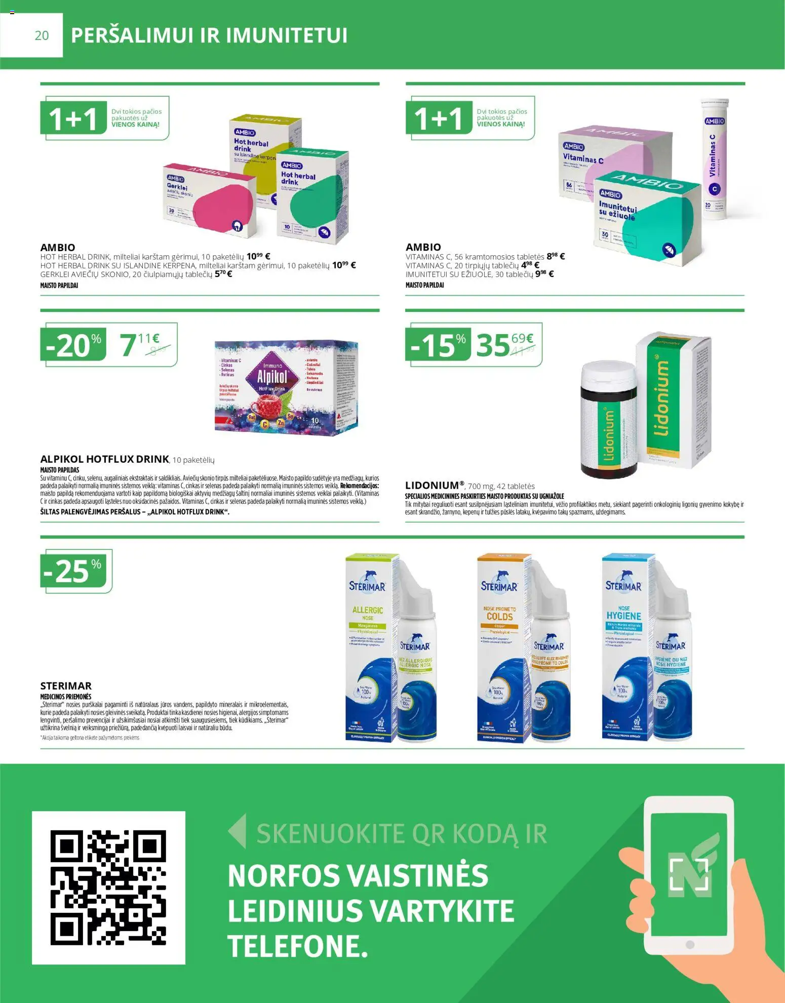 Norfa vaistinė akcijos nuo 01.12.2025 | Puslapis: 20