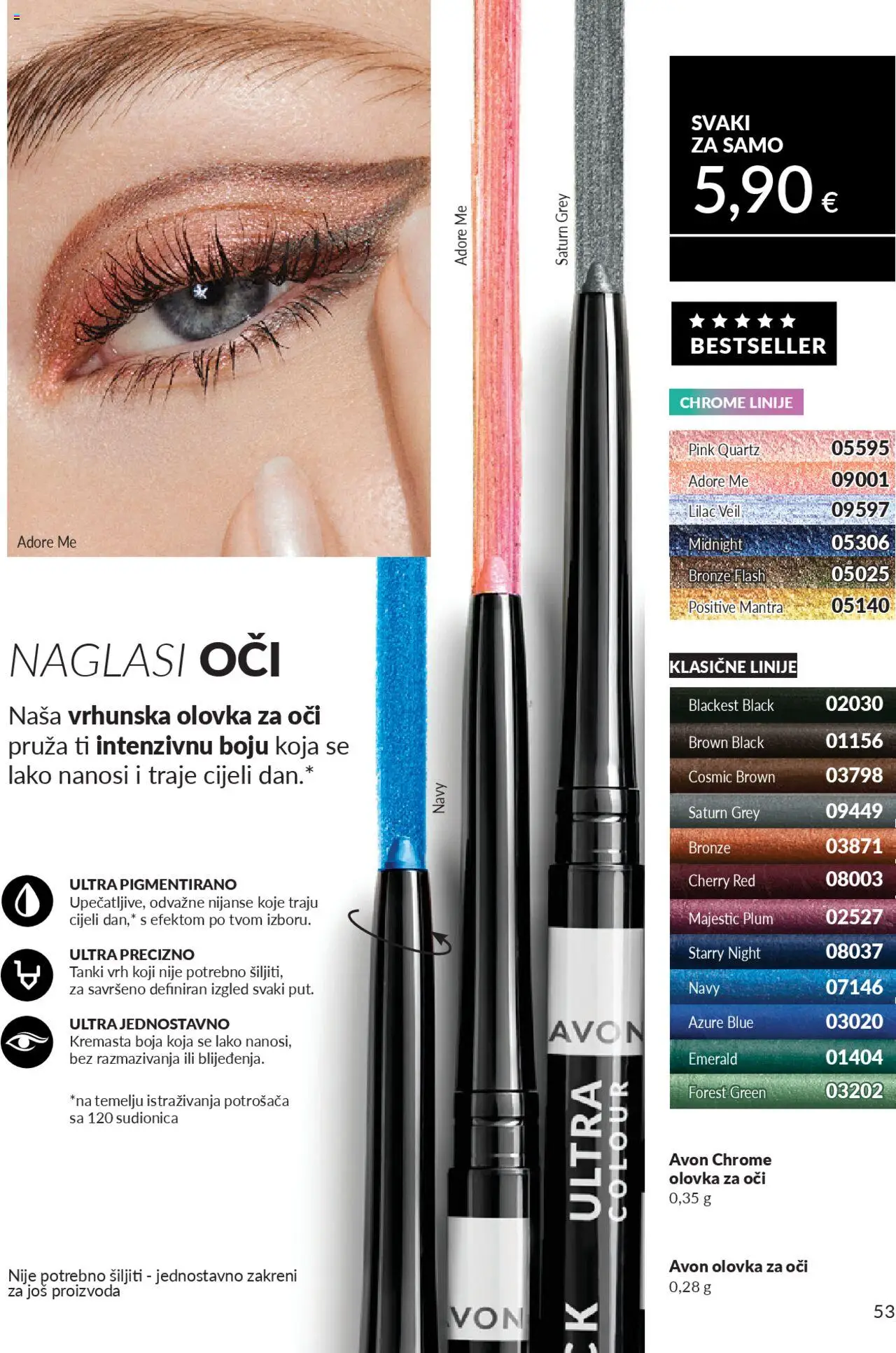 Avon katalog | vrijedi od 30.09.2025 | Stranica: 53 | Proizvodi: Olovka za oči