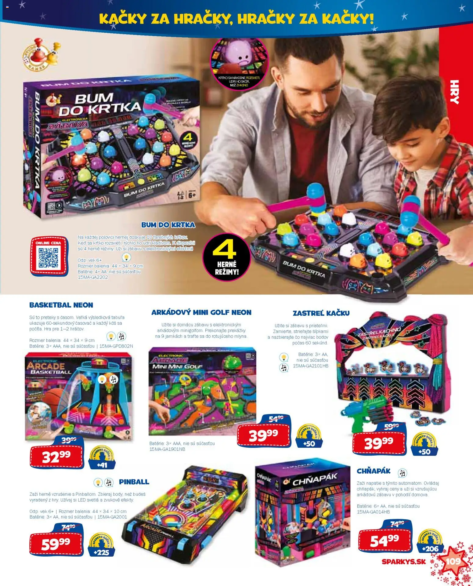 Nové ALLTOYS akcie – leták je platný od 19.11.2025 | Strana: 109 | Produkty: Led svetlá, Led, Kôš, Hračky