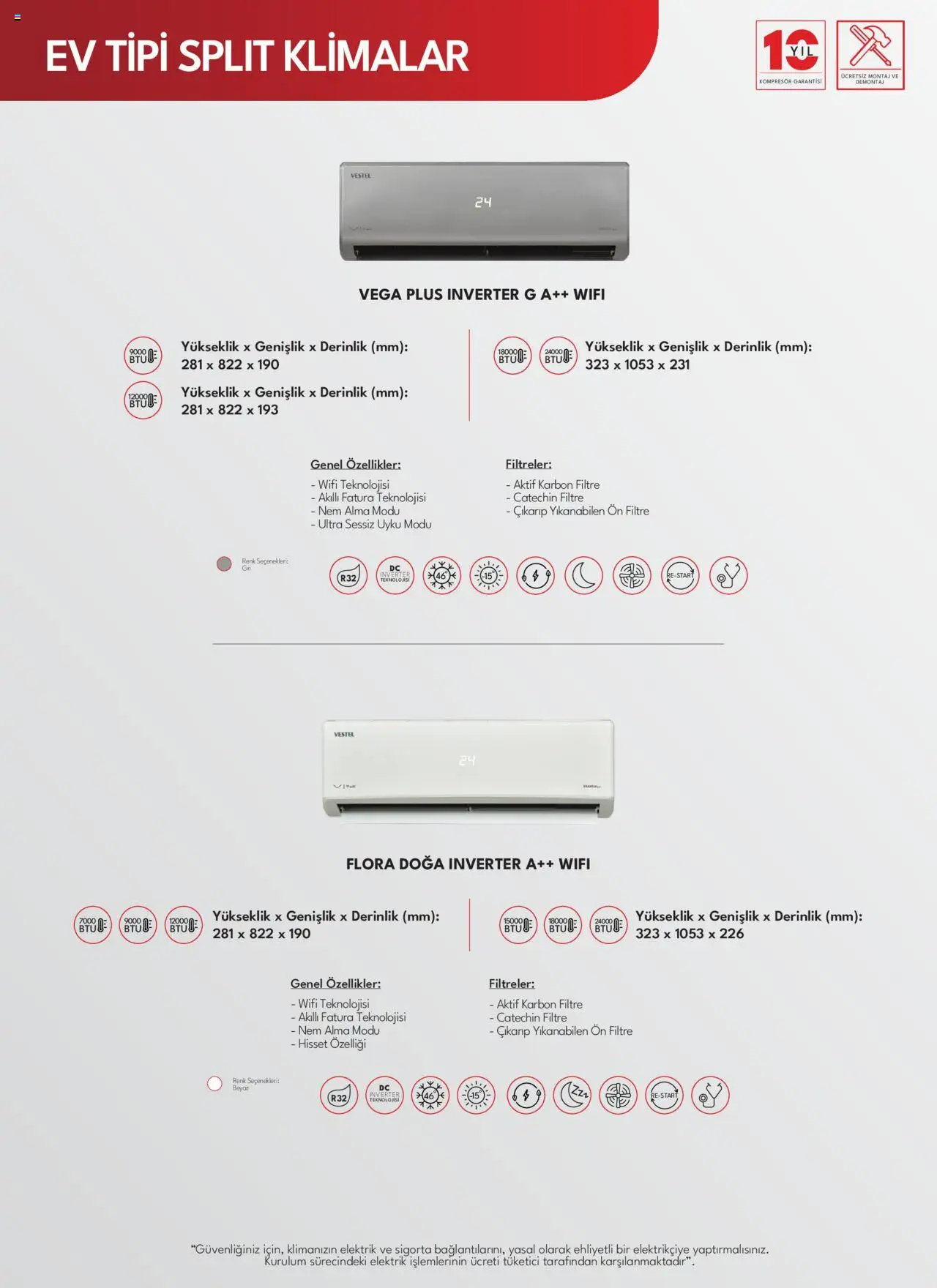 Vestel Beyaz Eşyalar Katalog - 03.06.2025 tarihinden itibaren geçerlidir | Sayfa: 75