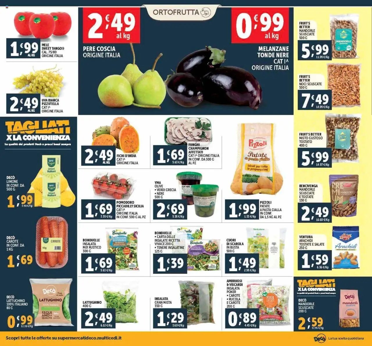 Volantino Decò del 12.09.2025 | Pagina: 6 | Prodotti: Pomodoro, Olive, Uva, Melanzane