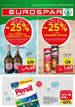 Vorschau von dem Prospekt - Eurospar Flugblatt - Vorarlberg gültig ab 17.07.2025