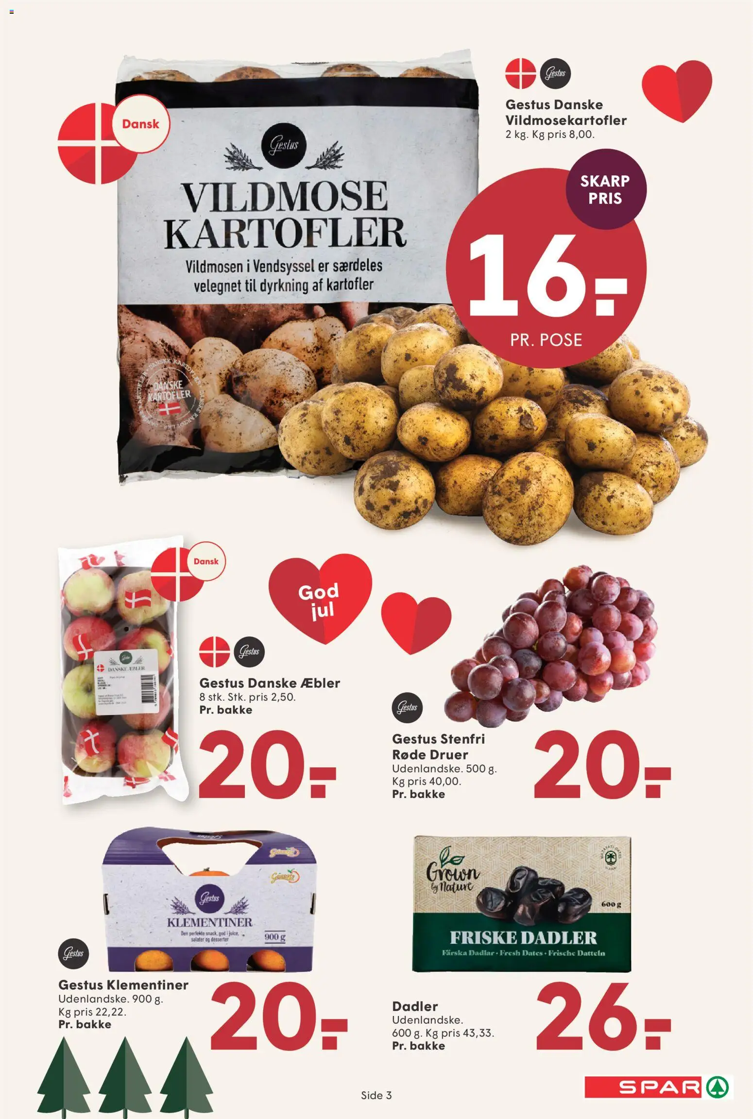 Spar tilbudsavis – gyldig fra 05.12.2025 | Side: 7 | Produkter: Æbler, Kartofler, Dadler