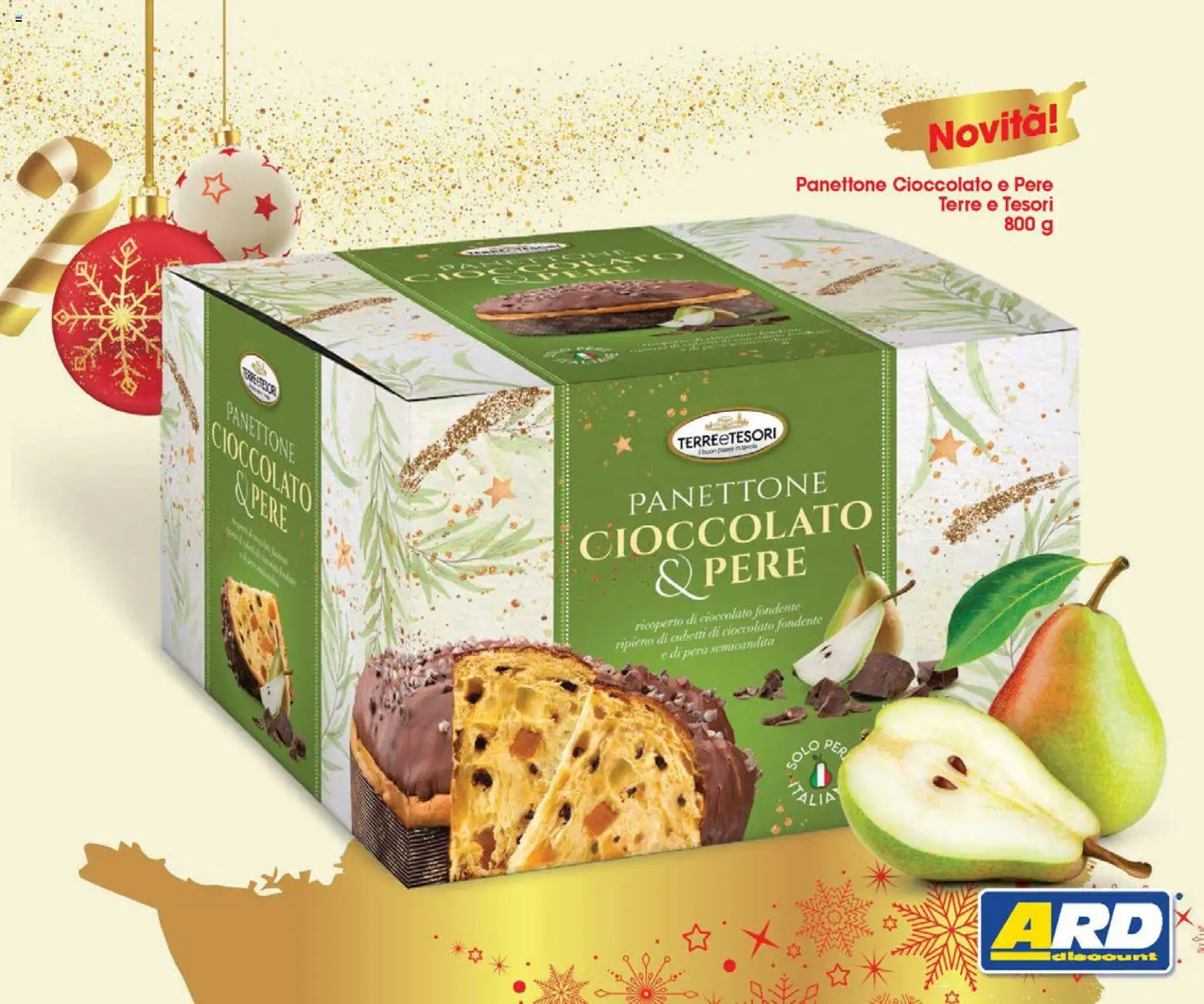 Volantino ARD Discount del 01.11.2025 | Pagina: 18 | Prodotti: Cioccolato, Pera, Panettone