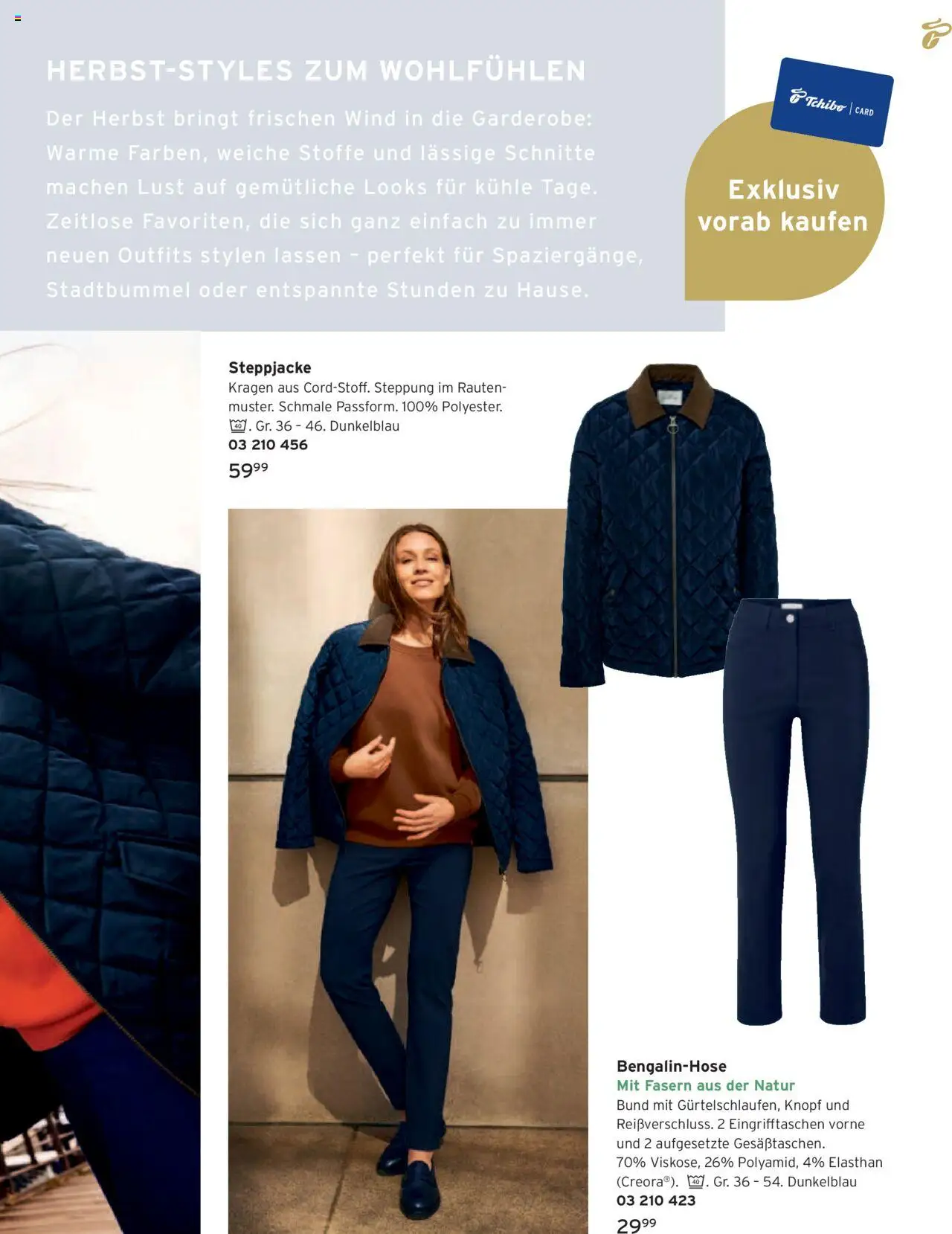 Katalog Tchibo Herbst – gültig ab 15.09.2025 | Seite: 5 | Produkte: Steppjacke