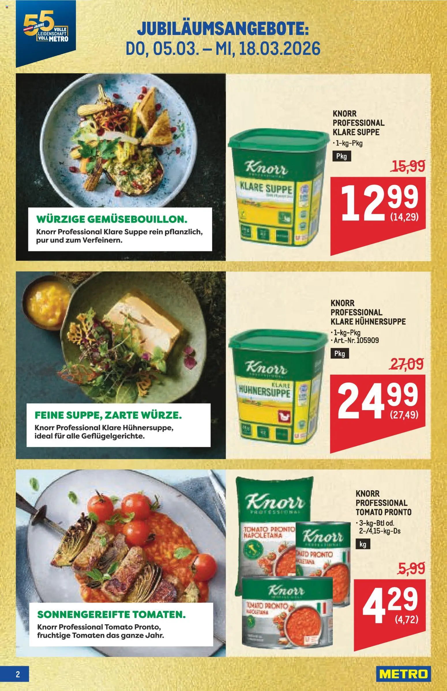 Metro angebote Profi gültig ab 05.03.2026 | Seite: 2 | Produkte: Tomaten