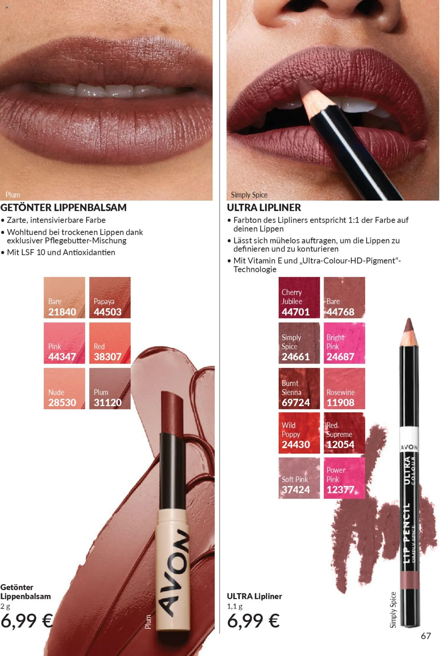 Avon - Black Friday – gültig ab 01.11.2025 | Seite: 69 | Produkte: Lipliner, Lippenbalsam