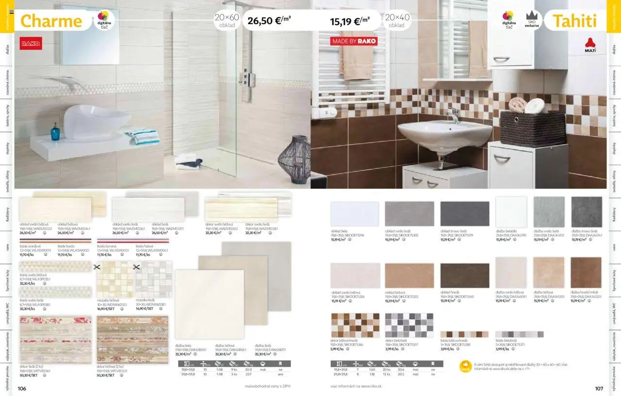 Nové Siko akcie – leták je platný od 01.09.2025 | Strana: 54 | Produkty: Osvetlenie, Svetlo, Dlažba, Radiátory