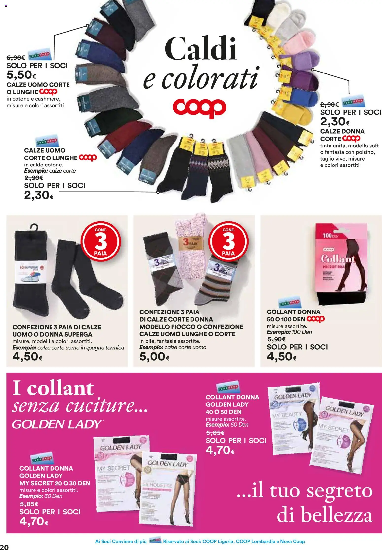 Volantino Ipercoop del 27.12.2025 | Pagina: 20 | Prodotti: Spugna, Collant