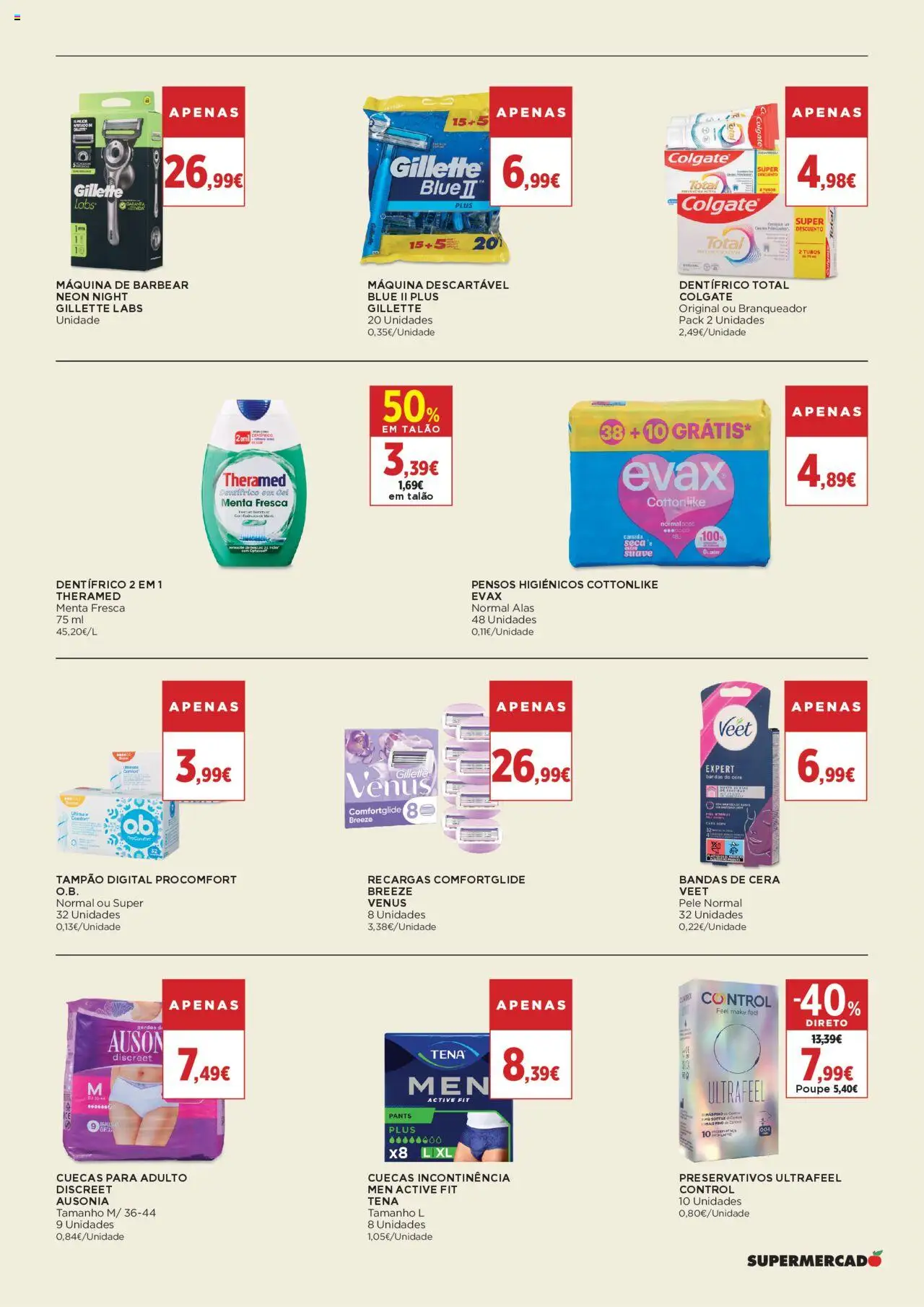 El Corte Ingles folheto │ válido de 22.08.2025 | Página: 11 | Produtos: Pensos higiénicos, Máquina de barbear, Preservativos, Cuecas