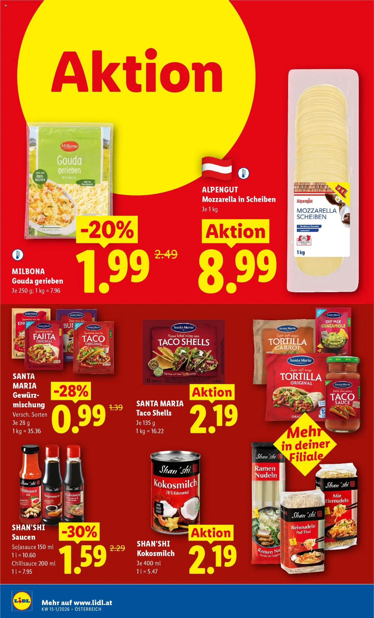 Lidl - Flugblatt gültig ab 02.04.2026 | Seite: 43 | Produkte: Zucker, Milch, Nudeln