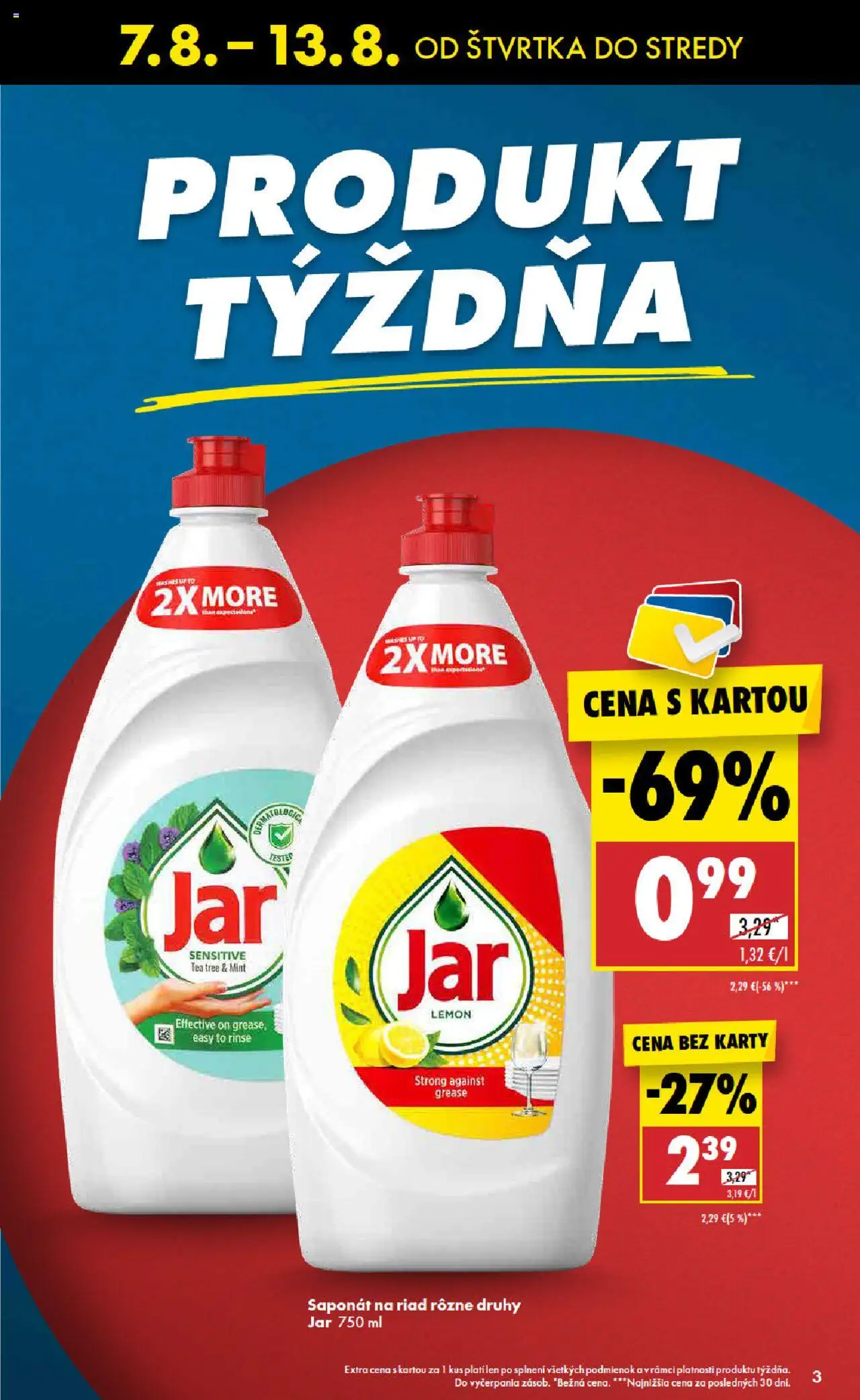 Biedronka leták │ platný od 07.08.2025 | Strana: 3 | Produkty: Jar