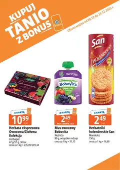 Pogląd oferty "E.Leclerc Gazetka - Warszawa Ursynów kupony dodatkowe" - ważna od 09.12.2025 | Strona: 15 | Produkty: Karta, Jagody, Herbatniki, Herbata