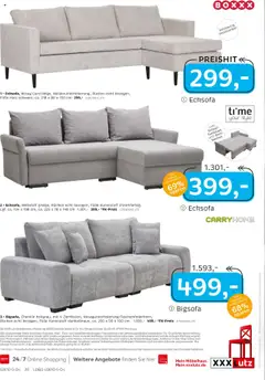 XXXL Lutz Junges Wohnen ab 29.09.2025 gültig | Seite: 20 | Produkte: Bigsofa, Ecksofa, Bett