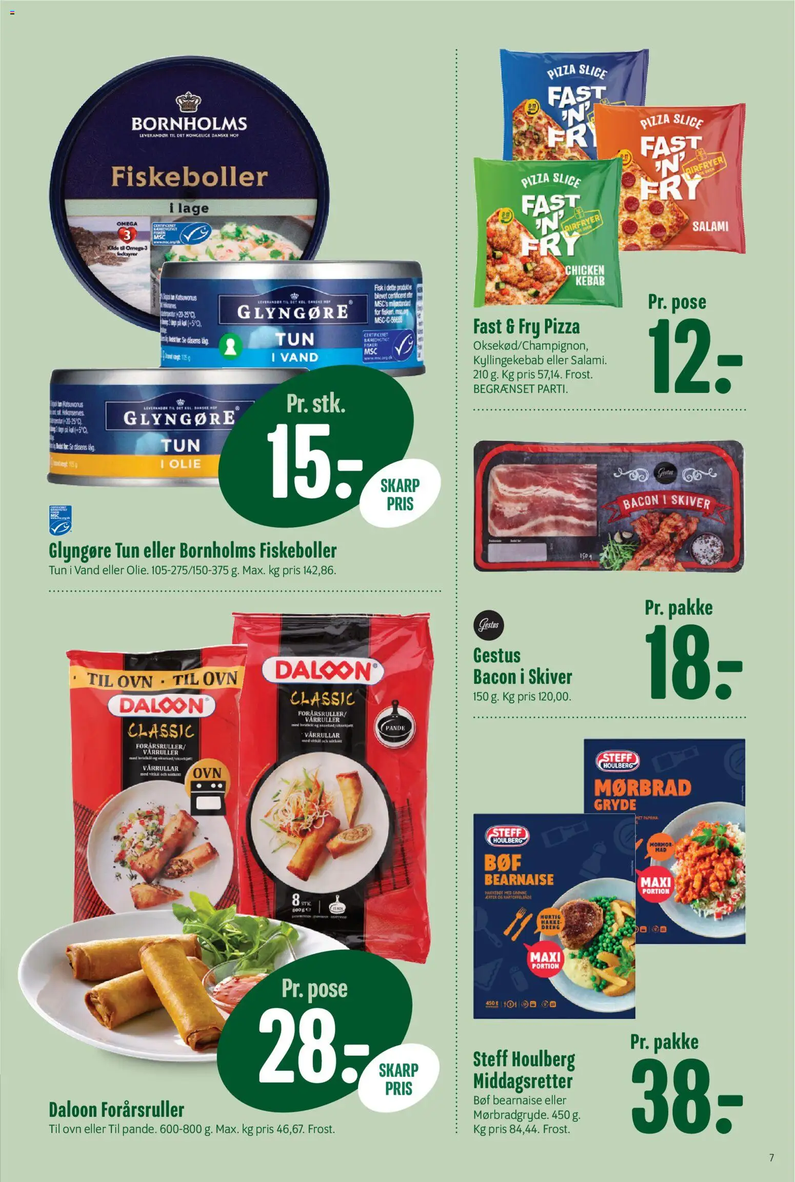 Min Købmand tilbudsavis – gyldig fra 01.05.2026 | Side: 7 | Produkter: Olie, Pizza, Fisk, Kebab