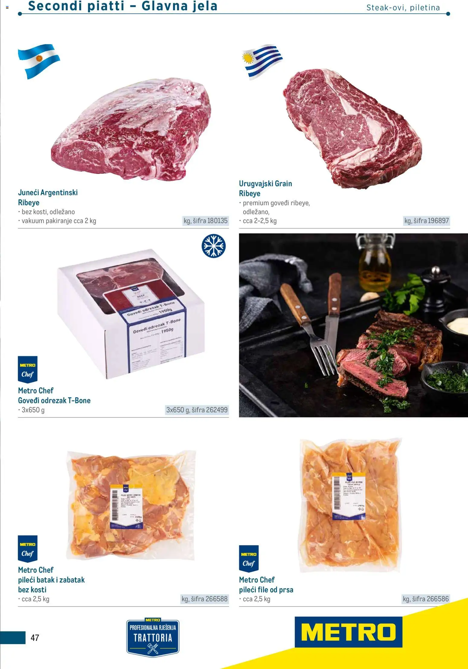Metro katalog | vrijedi od 05.03.2026 | Stranica: 47 | Proizvodi: Pileći file, Piletina