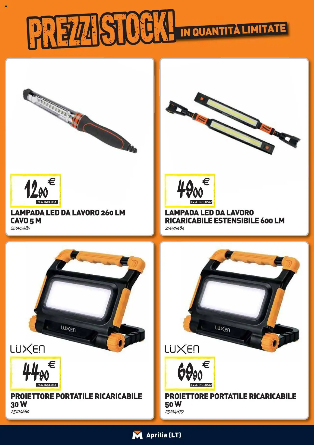 Volantino TECNOMAT del 27.08.2025 | Pagina: 16 | Prodotti: Cavo, Lampada