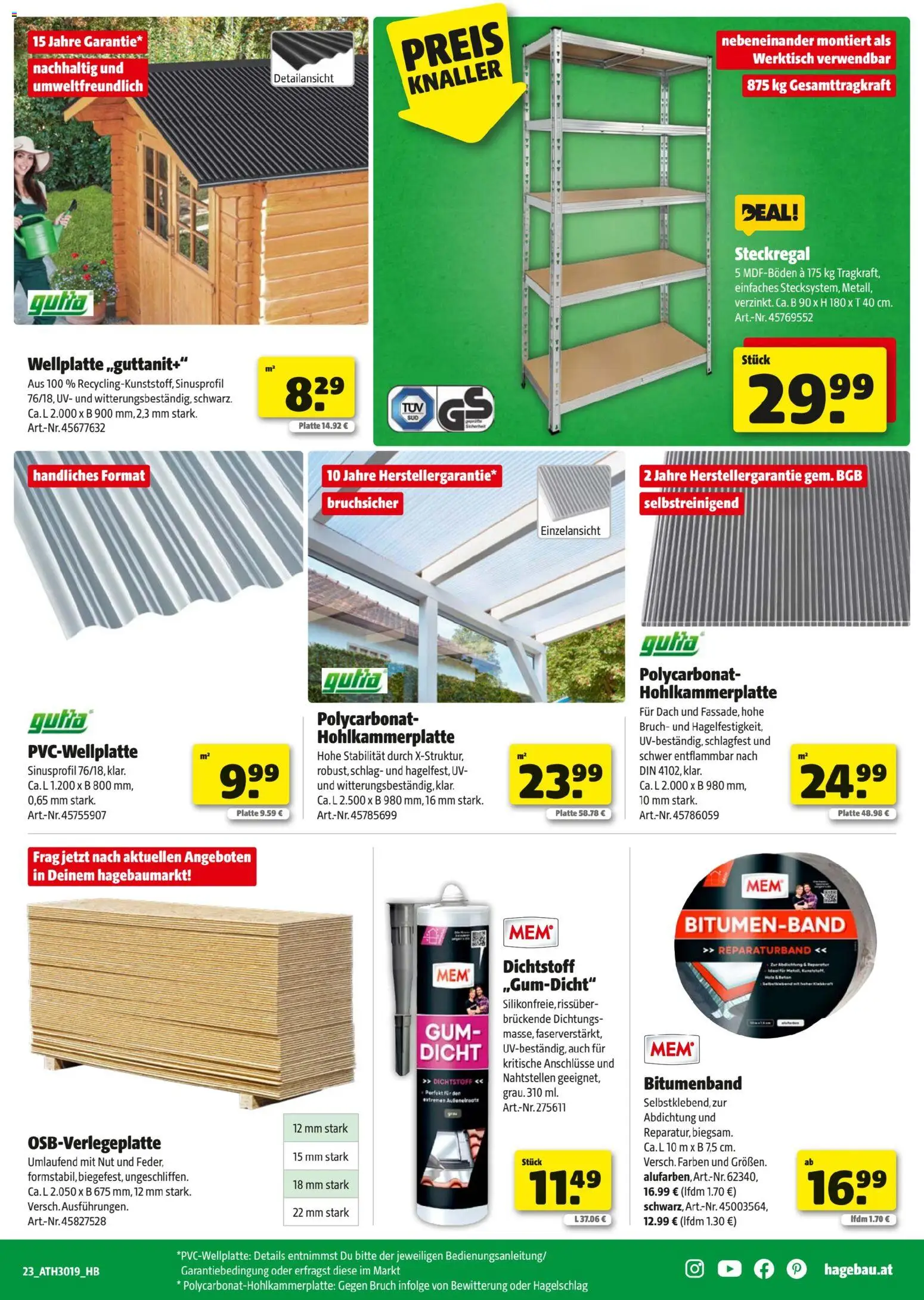 Hagebau Flugblatt gültig ab 27.04.2026 | Seite: 23