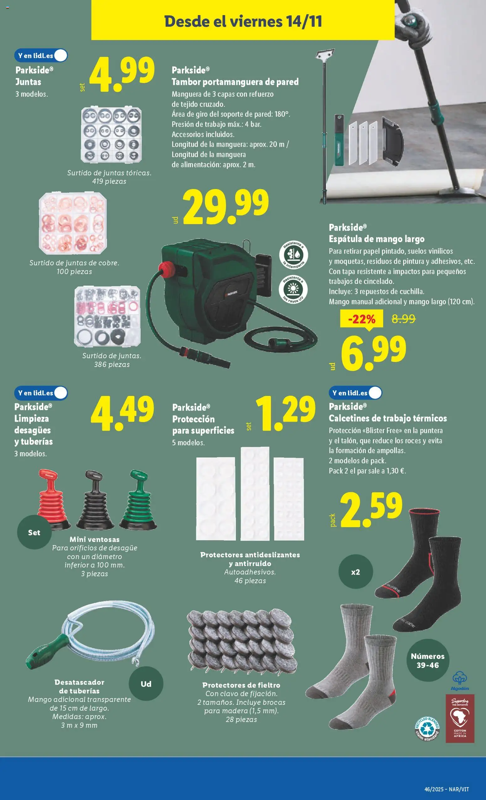 Lidl folleto de bazar │ válido desde el 10.11.2025 | Página: 23 | Productos: Manguera, Suelos vinílicos, Ρούτερ