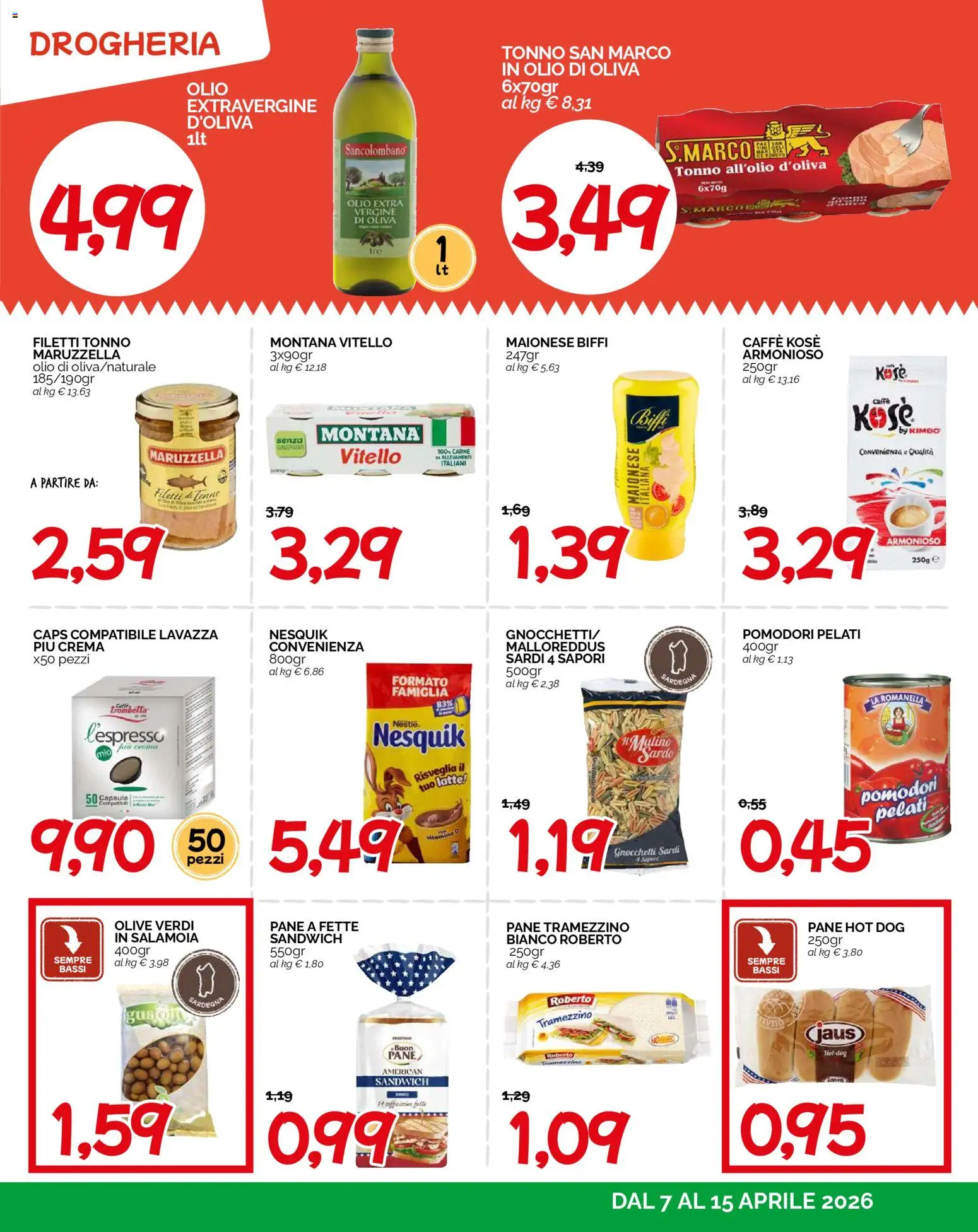 Volantino HarDis del 07.04.2026 | Pagina: 11 | Prodotti: Crema, Pane, Olio, Olio di Oliva