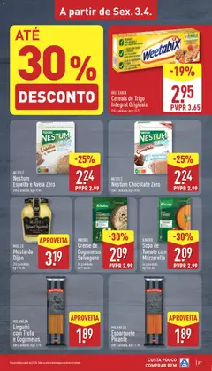 Pré-visualização Aldi folheto válido de 30.03.2026 | Página: 27 | Produtos: Milaneza, Knorr, Sopa, Weetabix