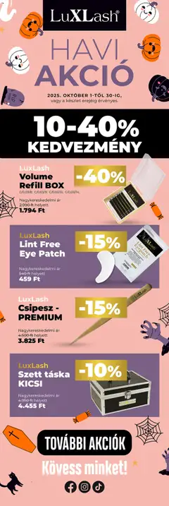 Crystal Nails LuxLash - amely érvényes a következő dátumtól: 01.10.2025