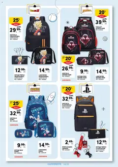 Continente - Regresso às Aulas: Regressamos com tudo │ válido de 12.08.2025 | Página: 15 | Produtos: Mochila, Porta, Playstation