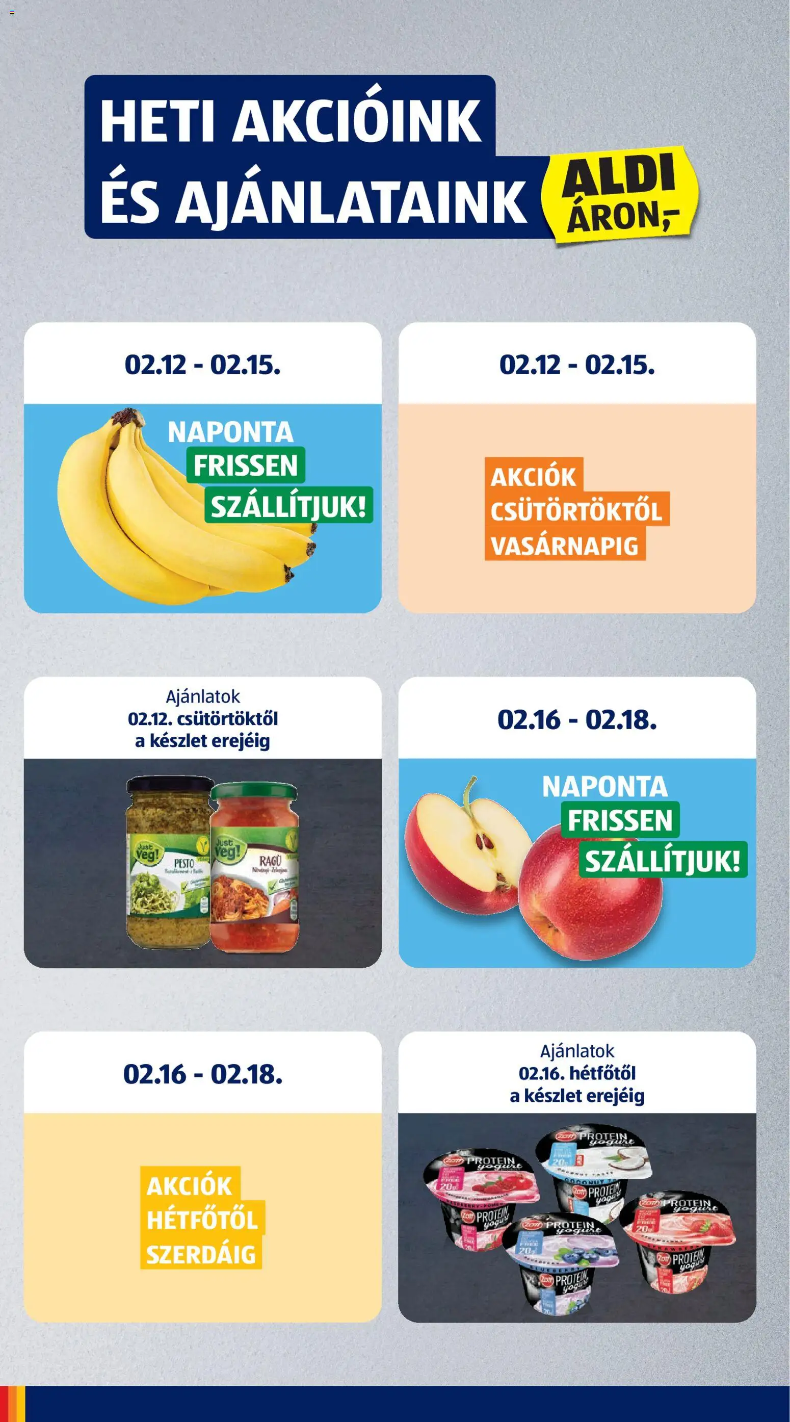 Aldi akciós ujság - amely érvényes a következő dátumtól: 12.02.2026 | Oldal: 2