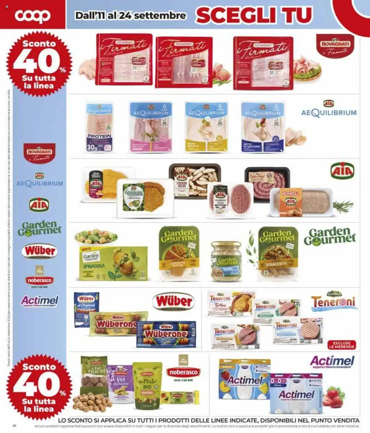 Volantino COOP del 04.09.2025 | Pagina: 20 | Prodotti: Tacchino, Data