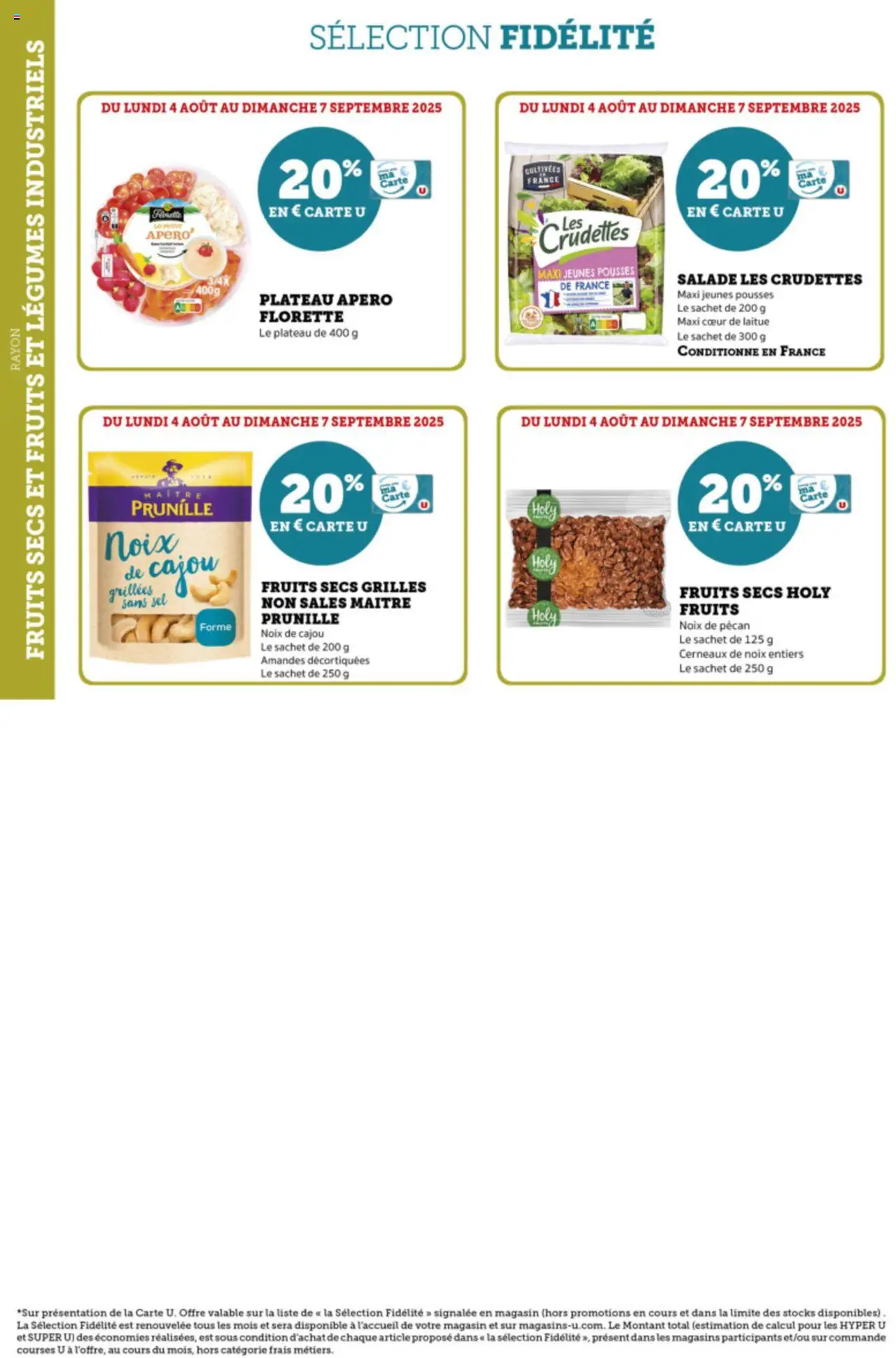  | Page: 34 | Produits: Amandes décortiquées, Laitue, Noix, Fruits secs