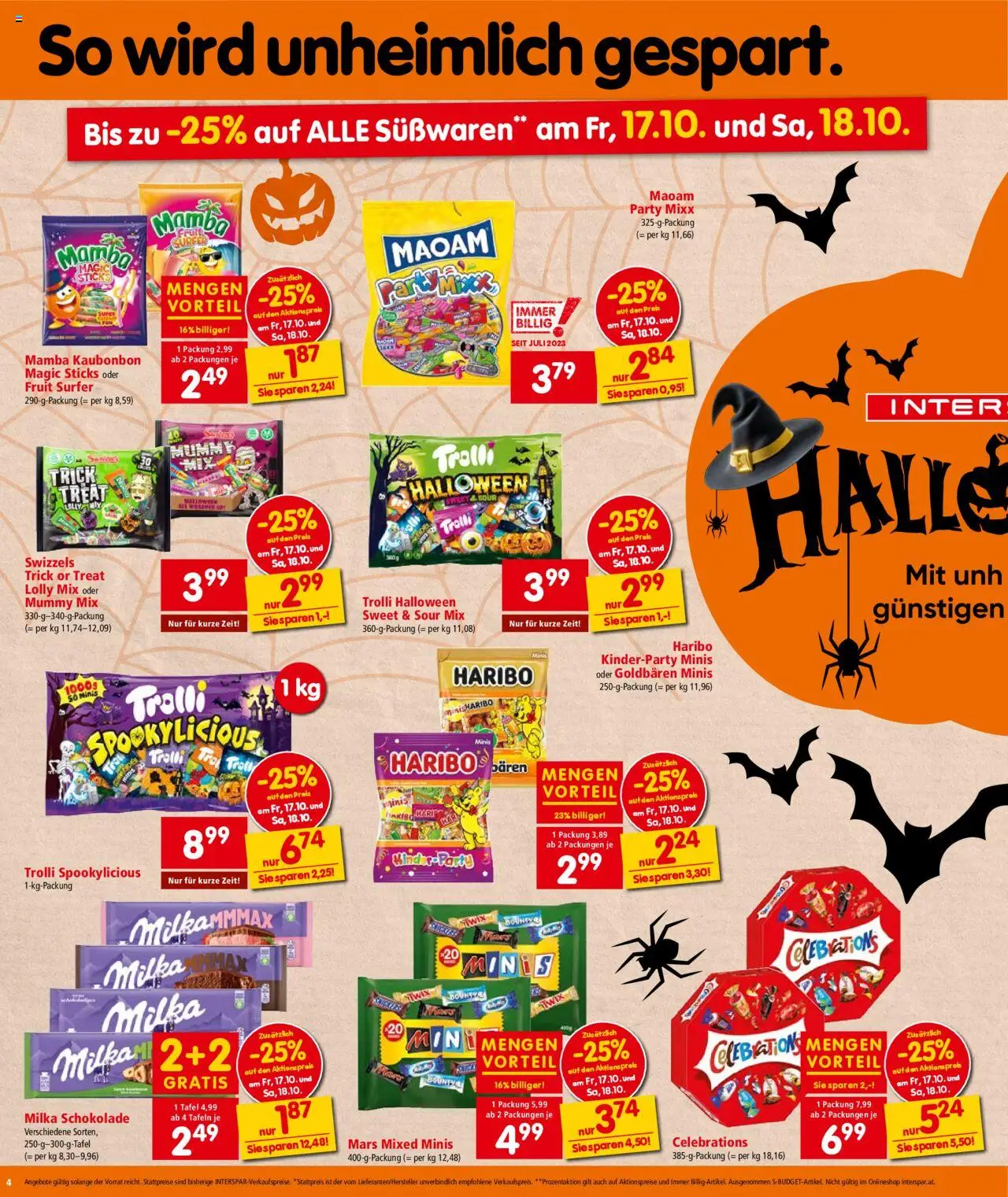 Interspar Flugblatt - Kaernten gültig ab 16.10.2025 | Seite: 5 | Produkte: Schokolade
