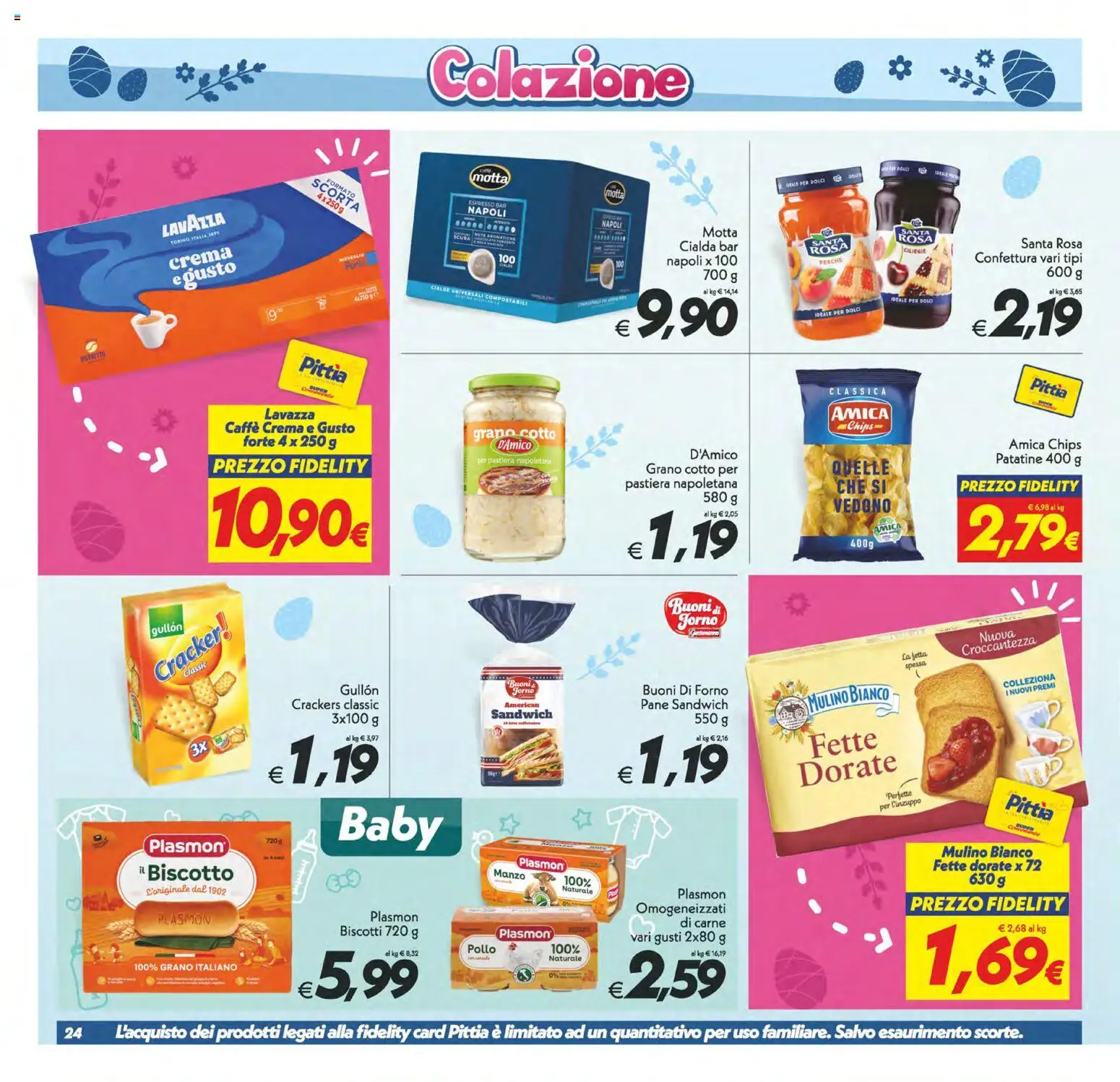 Volantino SuperConveniente del 27.03.2026 | Pagina: 24 | Prodotti: Pane, Patatine, Biscotti, Forno