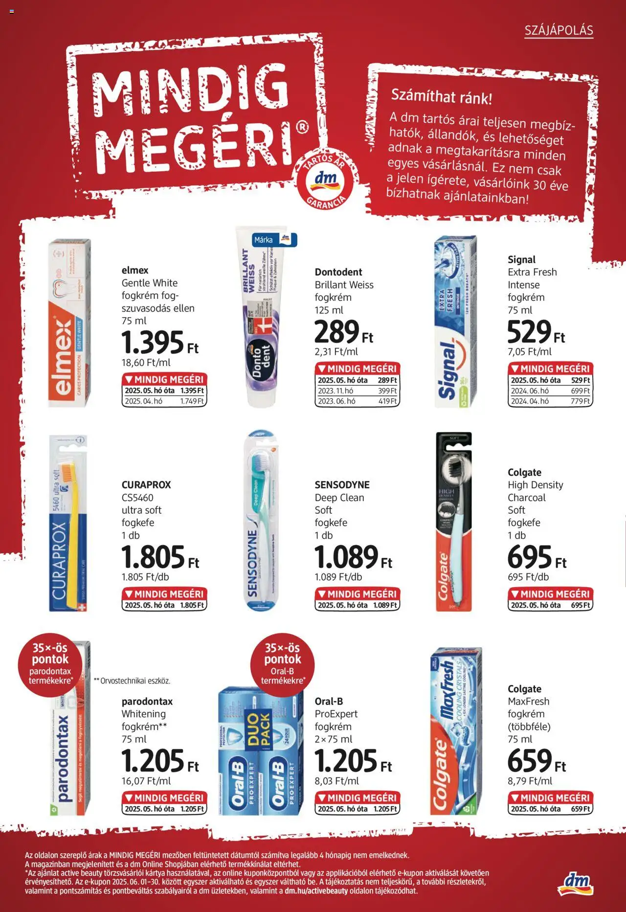 DM Drogerie Markt akciós ujság - amely érvényes a következő dátumtól: 19.06.2025 | Oldal: 3 | Termékek: Fogkrém, Fogkefe