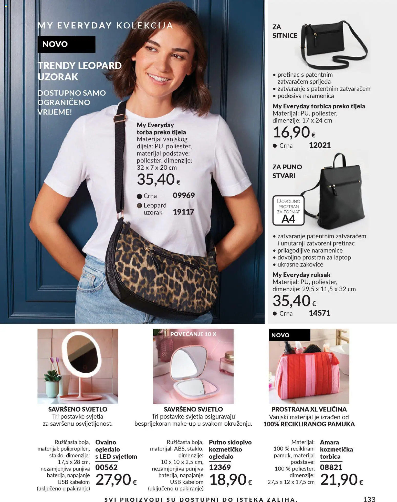 Avon katalog | vrijedi od 28.02.2026 | Stranica: 137 | Proizvodi: Ogledalo, Ruksak, Torba, USB