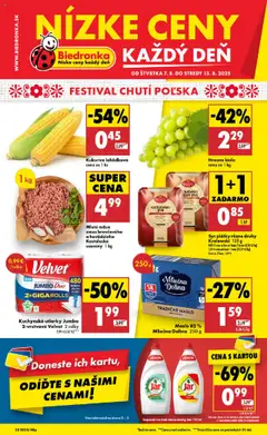 Biedronka leták - náhľad platný od 07.08.2025