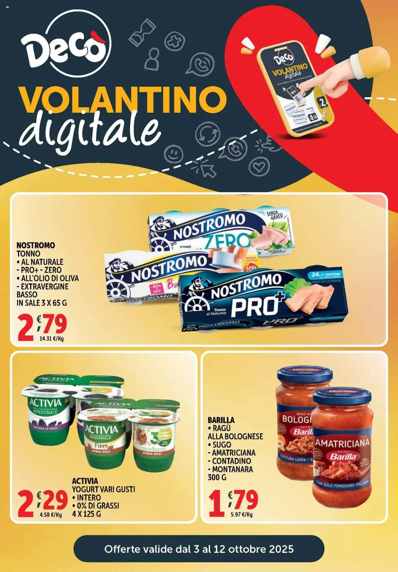 Volantino Decò del 03.10.2025 | Pagina: 21 | Prodotti: Pancetta, Pomodoro, Noci, Ragú
