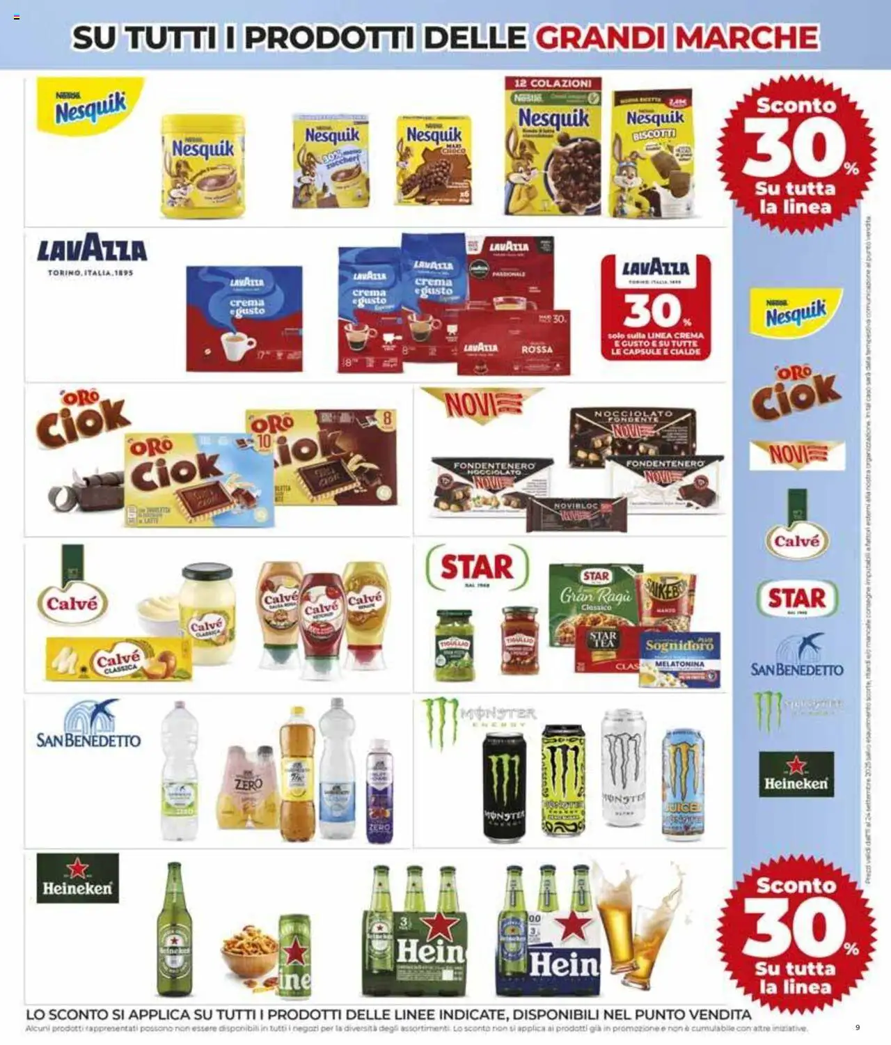 Volantino Ipercoop del 11.09.2025 | Pagina: 9 | Prodotti: Crema, Biscotti, Latte, Ragú