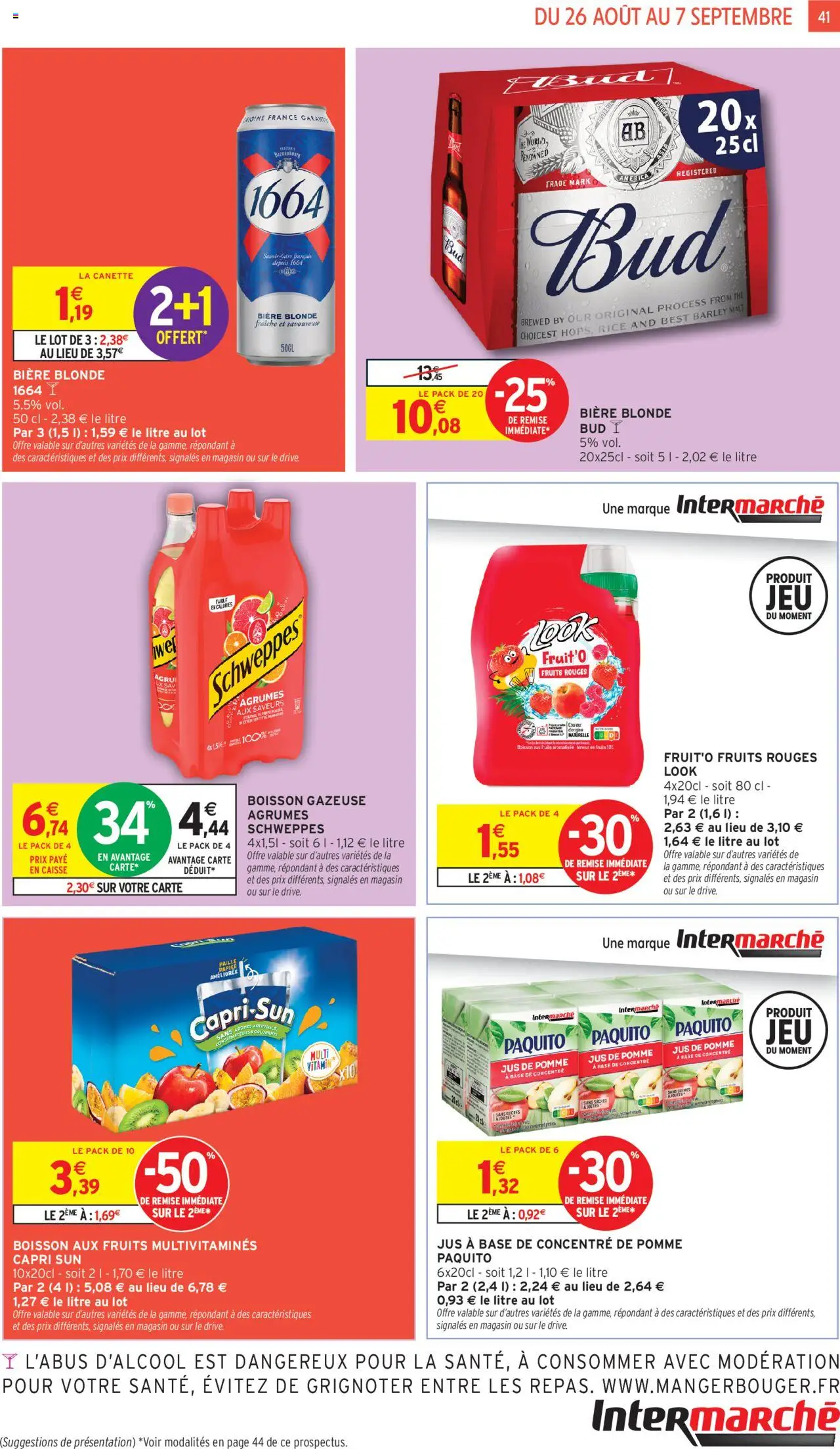  | Page: 41 | Produits: Pomme, Jus de pomme, Jus, Thé