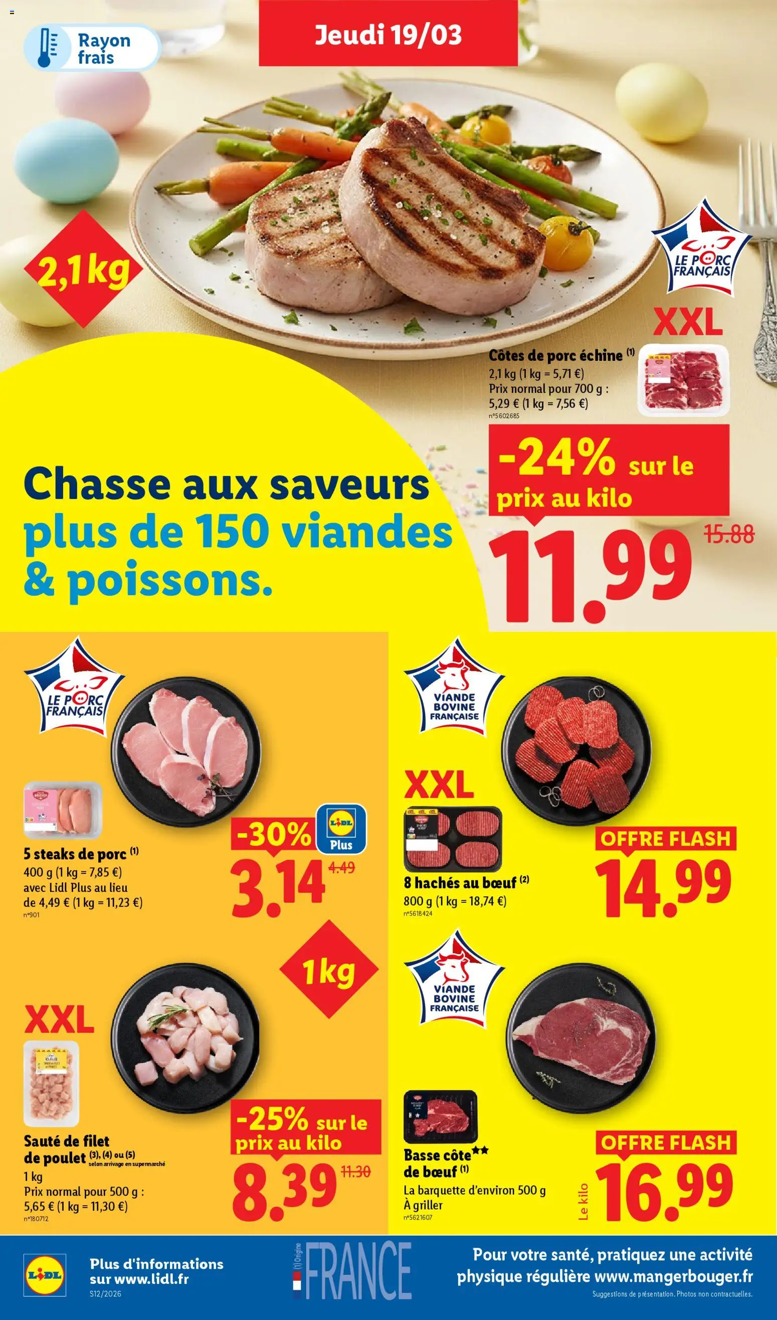 {H1} | Page: 6 | Produits: Viande, Porc, Basse côte, Viande bovine