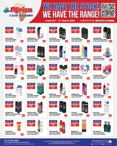 Africa Cash & Carry specials catalogue – valid from 05.03.2026 | Page: 6 | Products: Shower, Perfume, Stock