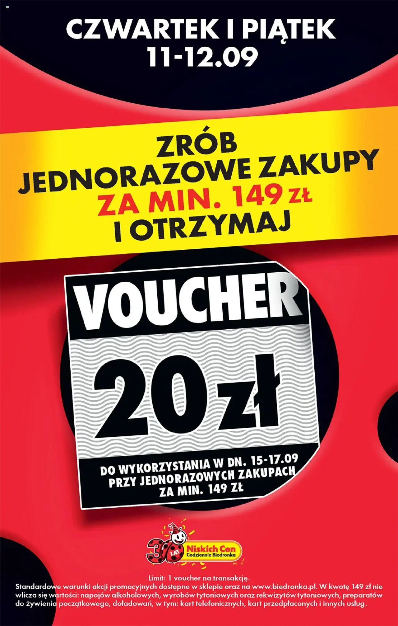 Biedronka gazetka - Tani weekend od 12.09.2025 | Strona: 3