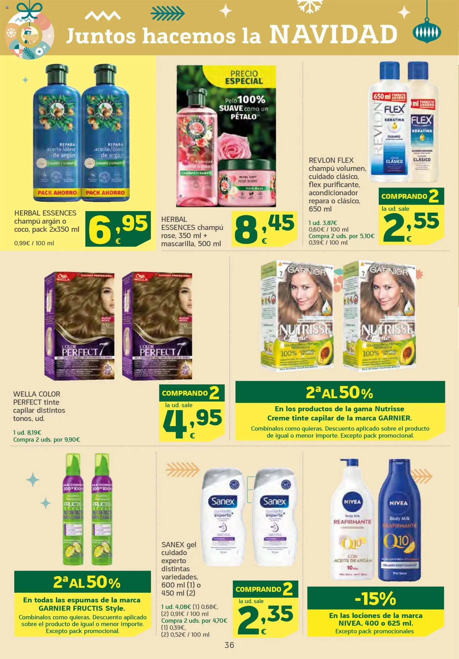 HiperDino folleto │ válido desde el 04.12.2025 | Página: 36 | Productos: Tinte, Champú, Aceite, Body